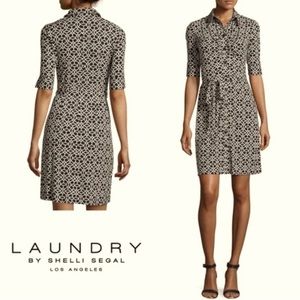 Laundry by Shelli Segal AOP Shirt Dress